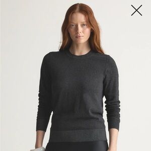 Lightweight Cotton Cashmere Crew Sweater